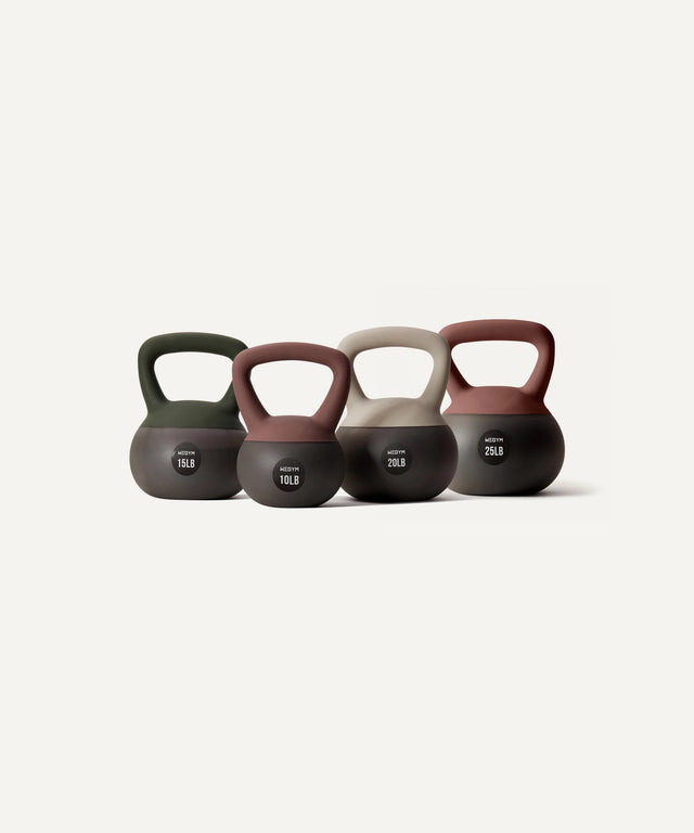 Soft Kettlebell Set - 10, 15, 20, 25 lbs