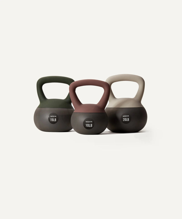 Soft Kettlebell Set - 10, 15, & 20 lbs
