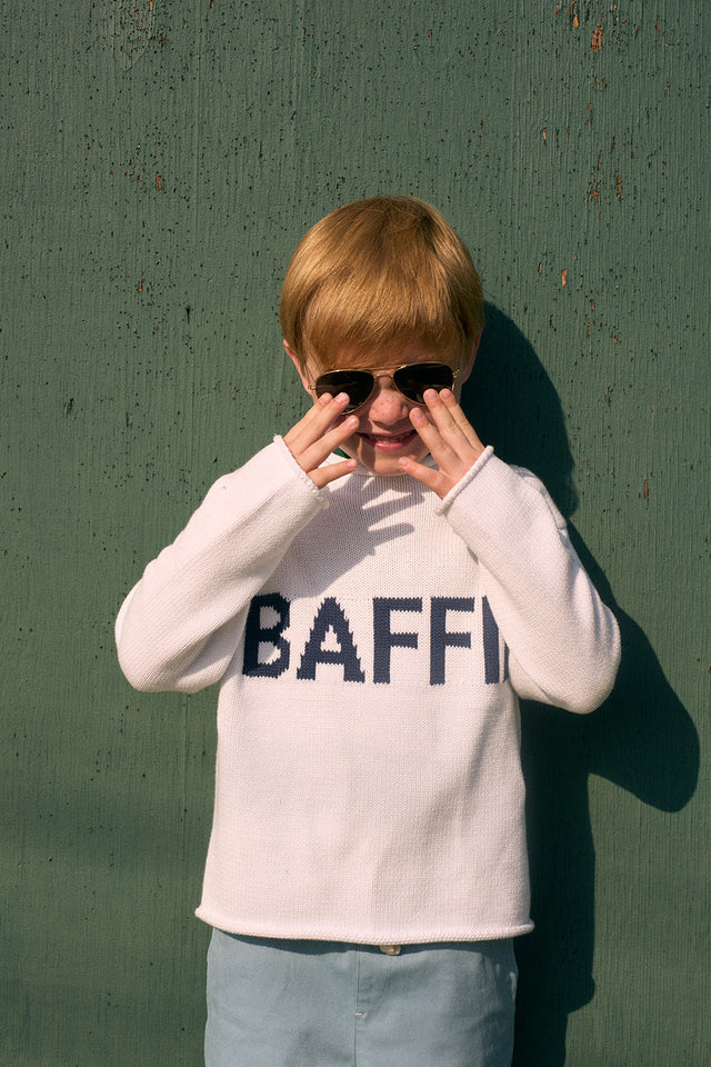 Cozy Sweater in White