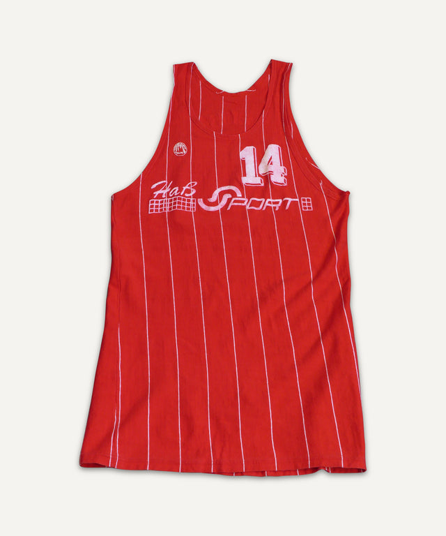 1970s German Striped Basketball Jersey - Huyck House Premium Sporting Goods