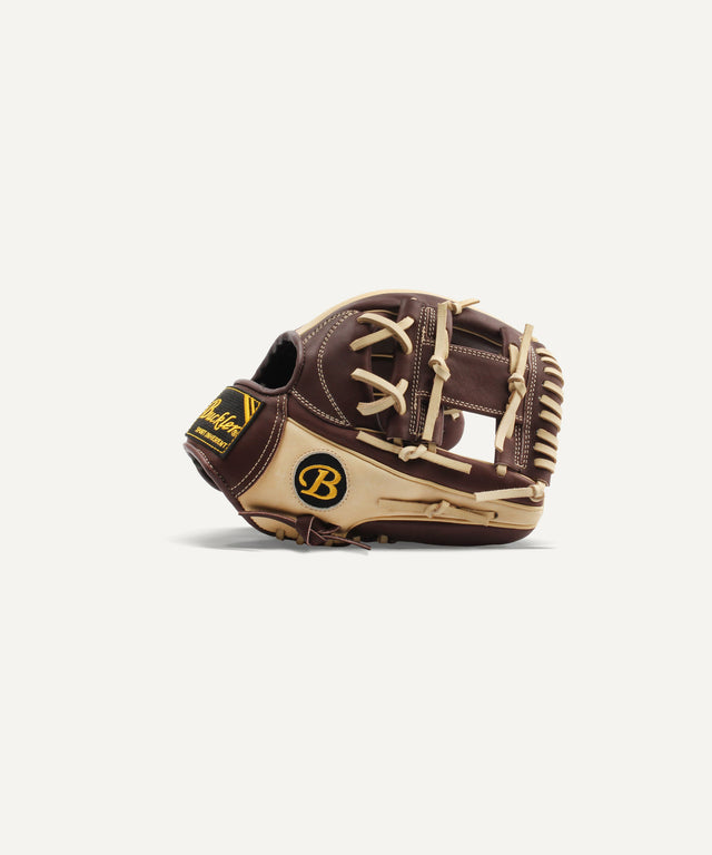 Phalanx 11.5" Baseball Dark Brown/Camel Infielder Glove Dual Welting - Huyck House Premium Sporting Goods