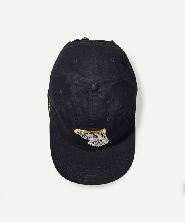Crystal Swish Dad Hat - Black