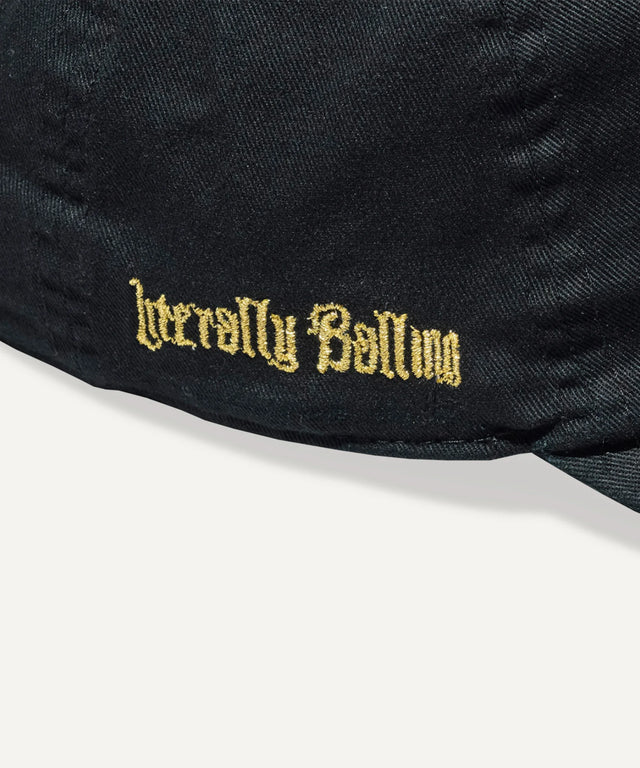 Crystal Swish Dad Hat - Black
