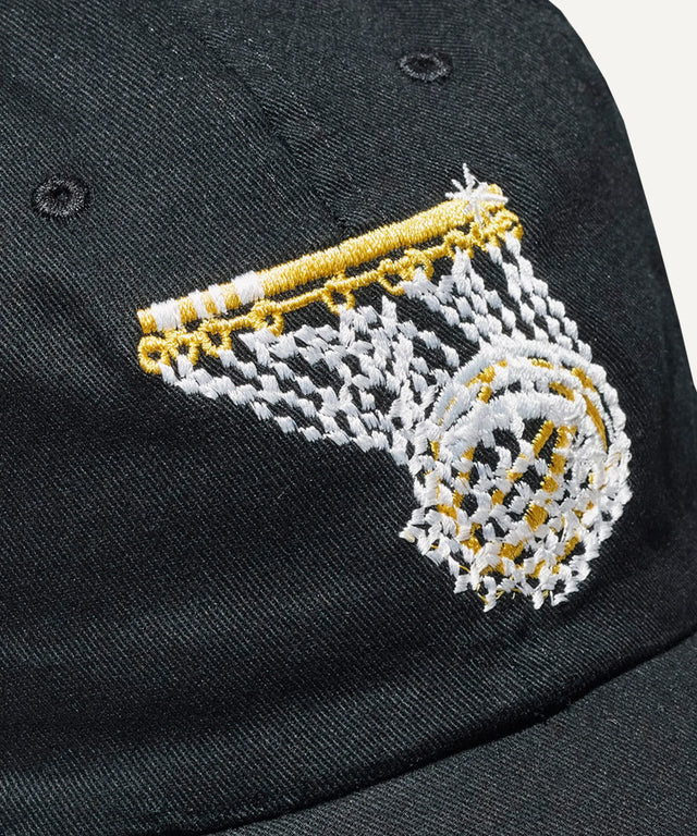Crystal Swish Dad Hat - Black