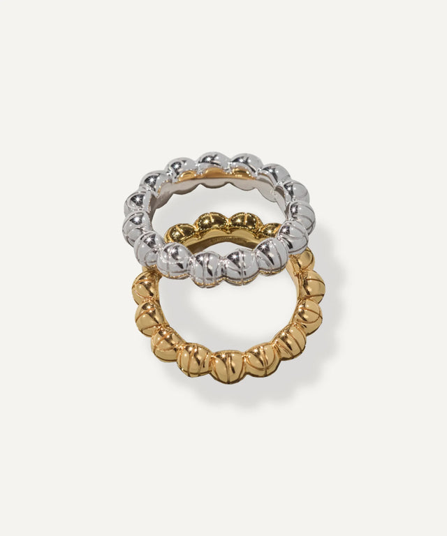 Wraparound Ball Ring - Silver