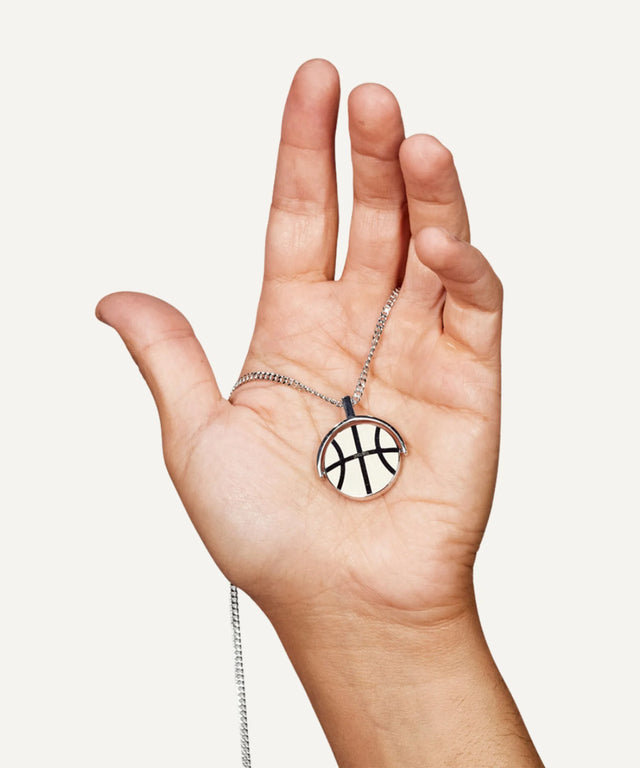 Reversible Seam Pendant - Silver