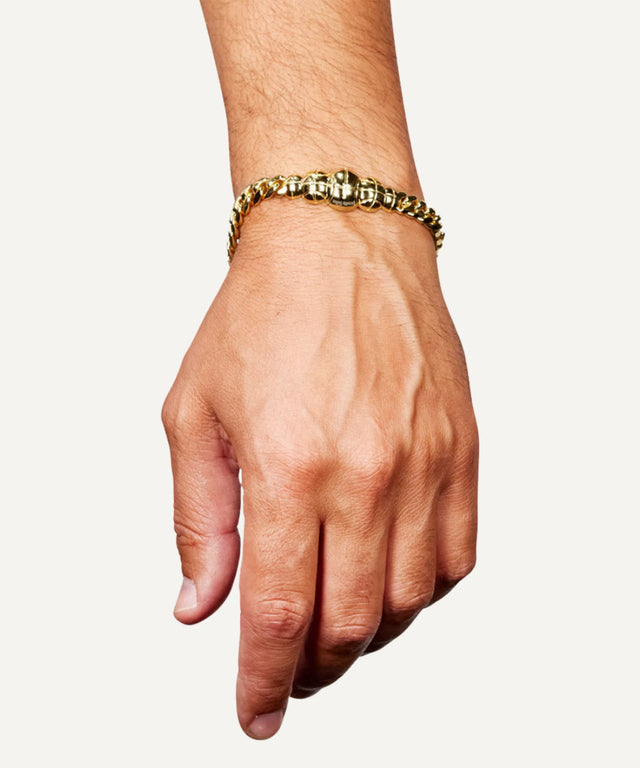 Starting Five ID bracelet - Gold