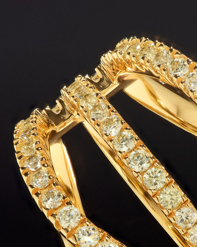 Seam Ring - Blonde Diamond