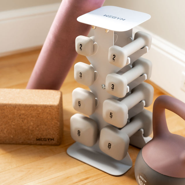 Dumbbell Set with Rack - Medium Set