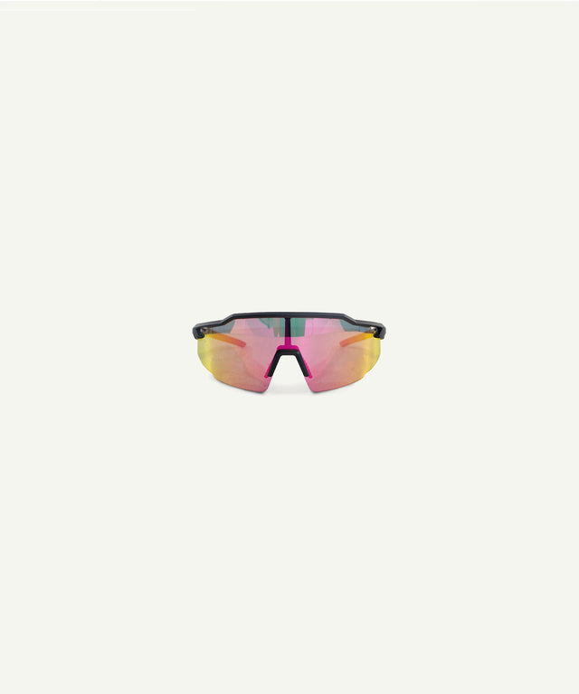 AIEA Golf fashionable womens golf sunglasses with reflective pink and yellow lenses