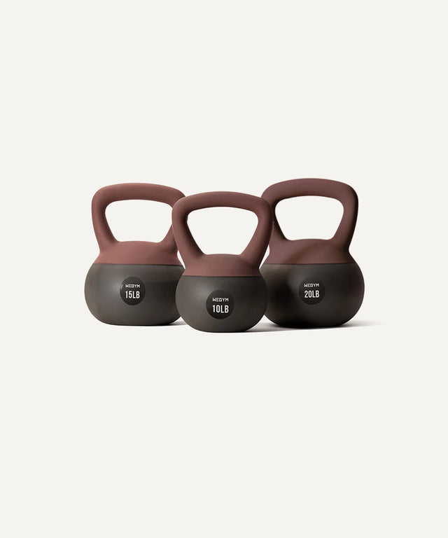 Soft Kettlebell Set - 10, 15, & 20 lbs