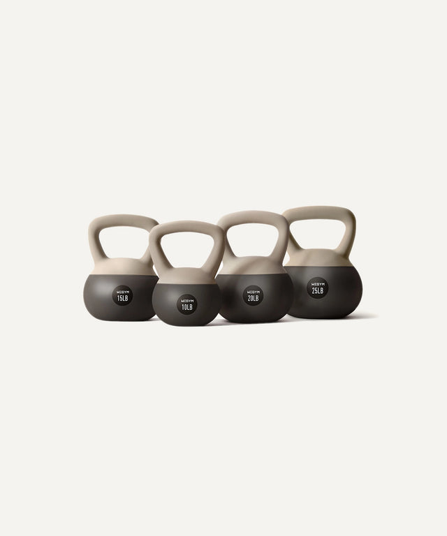 Soft Kettlebell Set - 10, 15, 20, 25 lbs