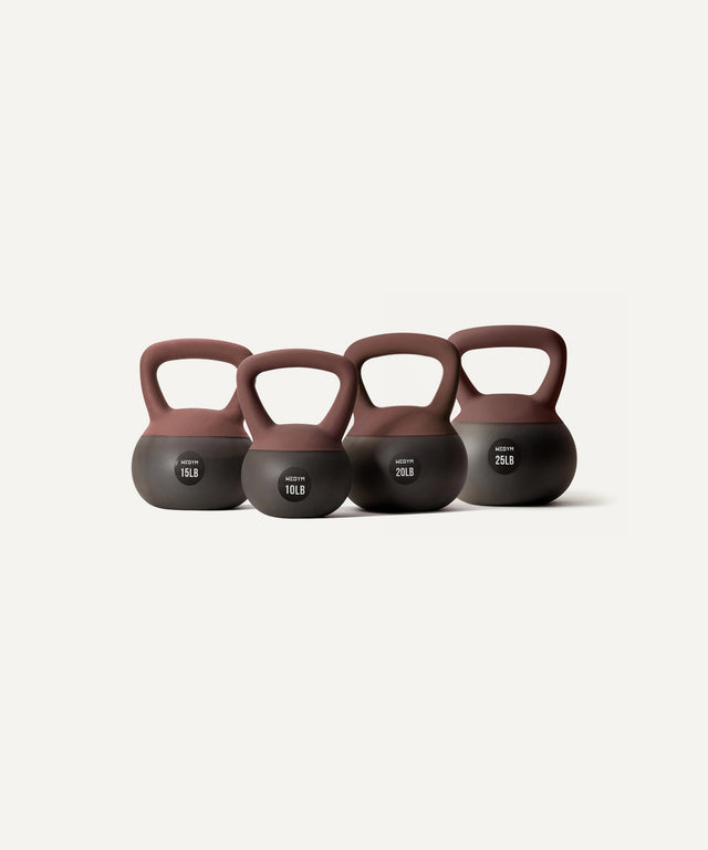 Soft Kettlebell Set - 10, 15, 20, 25 lbs