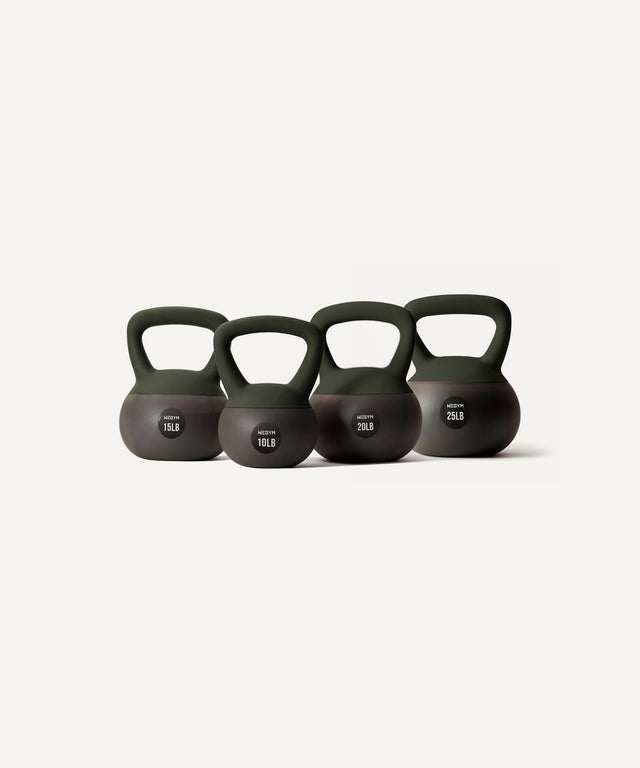 Soft Kettlebell Set - 10, 15, 20, 25 lbs