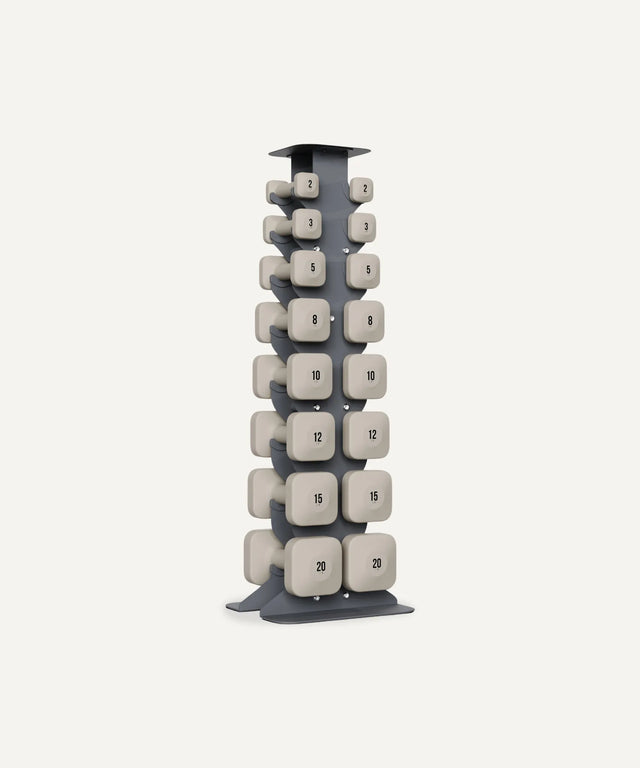 Dumbbell Set with Rack - Full Set