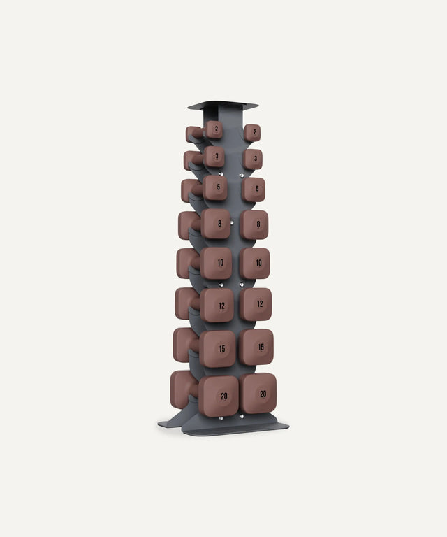 Dumbbell Set with Rack - Full Set