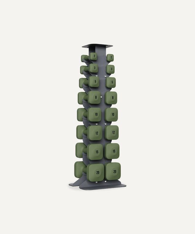 Dumbbell Set with Rack - Full Set