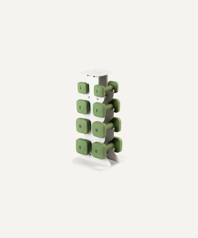 Dumbbell Set with Rack - Medium Set