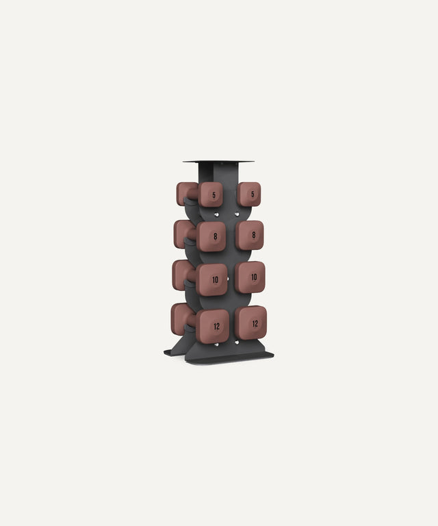 Dumbbell Set with Rack - Medium Set