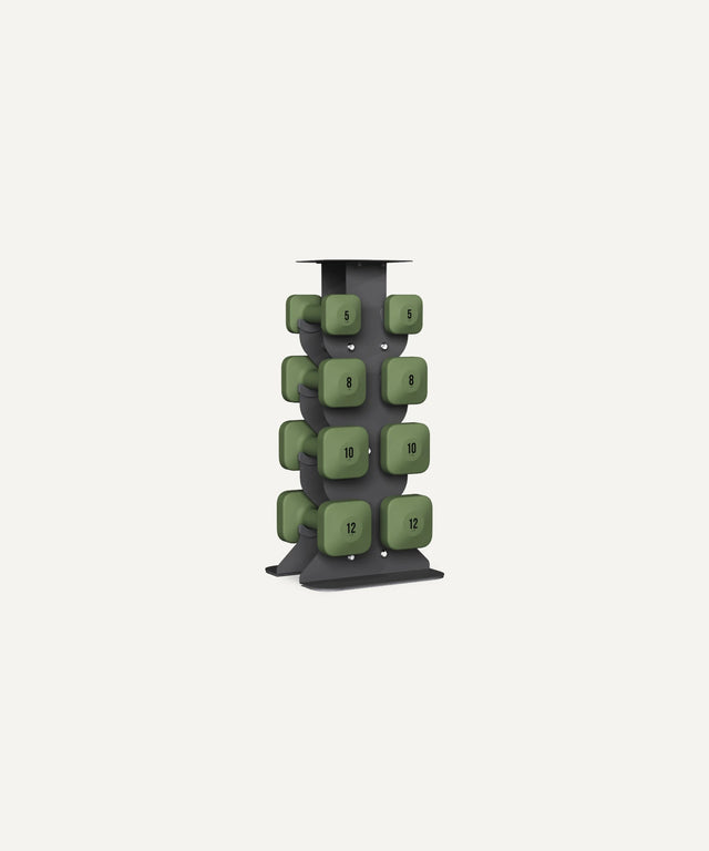 Dumbbell Set with Rack - Medium Set