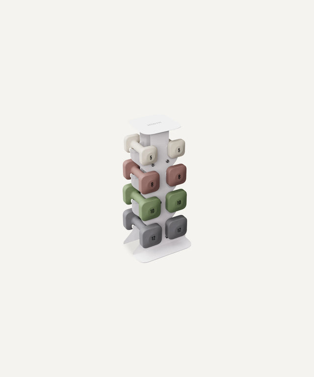 Dumbbell Set with Rack - Medium Set