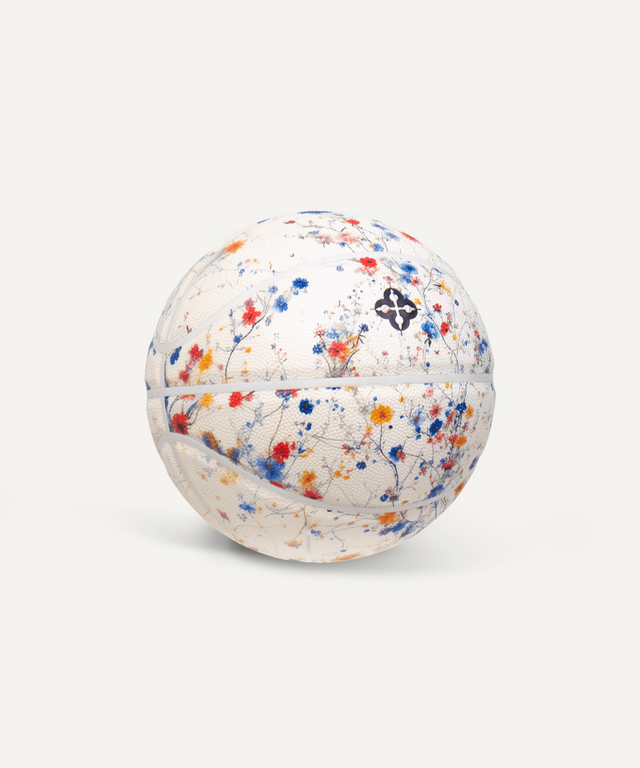 Comrade Berlin artistic basketball with colorful floral design for mens kids collectibles decorative basketball