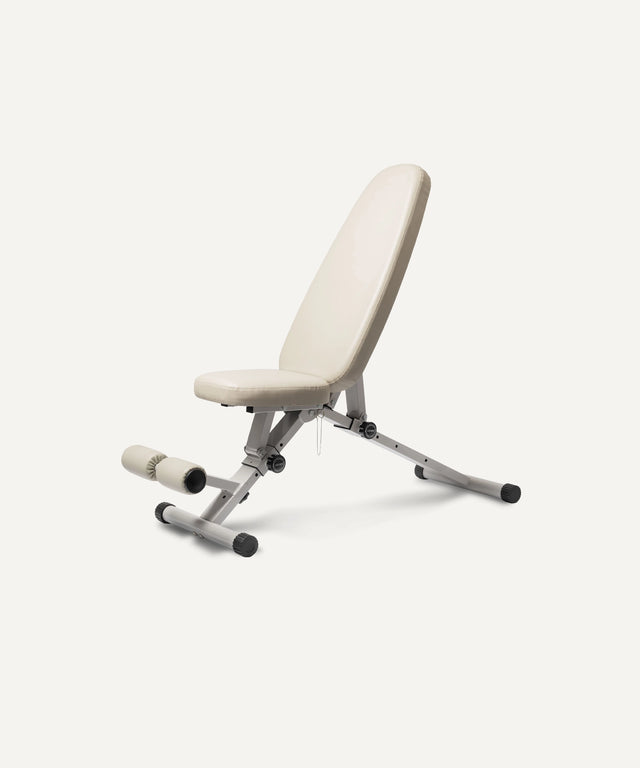 WeGym adjustable fitness bench with padded seat and backrest for versatile workout positions