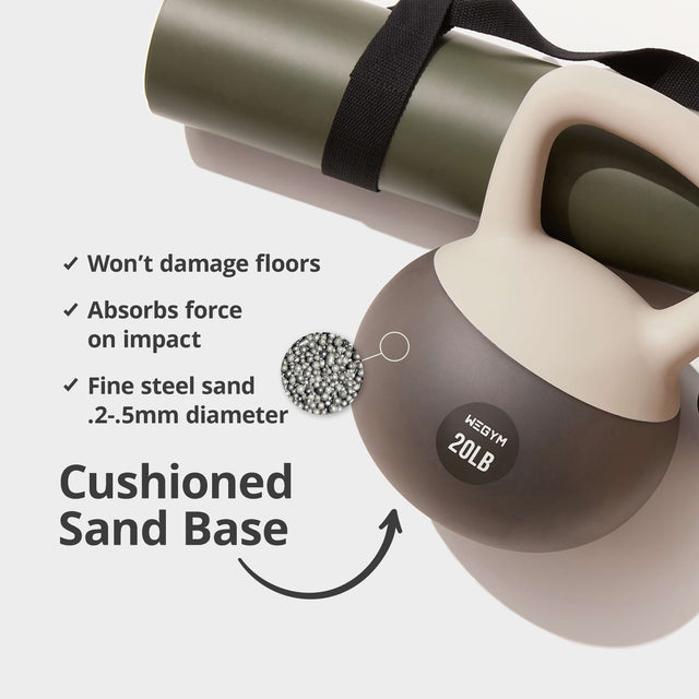Soft Kettlebell Set - 10, 15, & 20 lbs