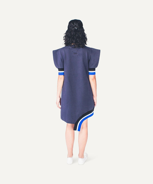 TFP Wave Dress - Navy