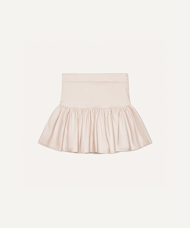 Stretch Twill Skirt in Khaki