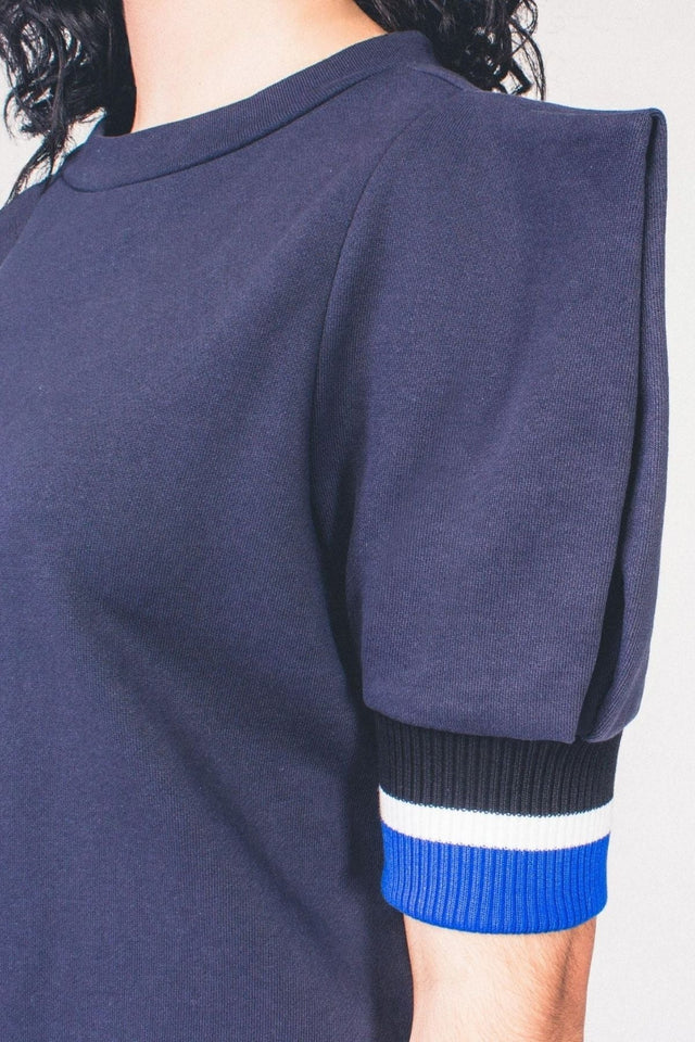 TFP Wave Dress - Navy