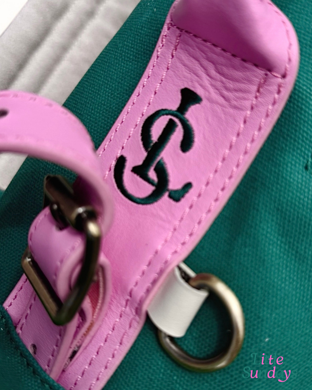Junior Golf Bag (Ages 6–10) | Pink and Green - Huyck House Premium Sporting Goods