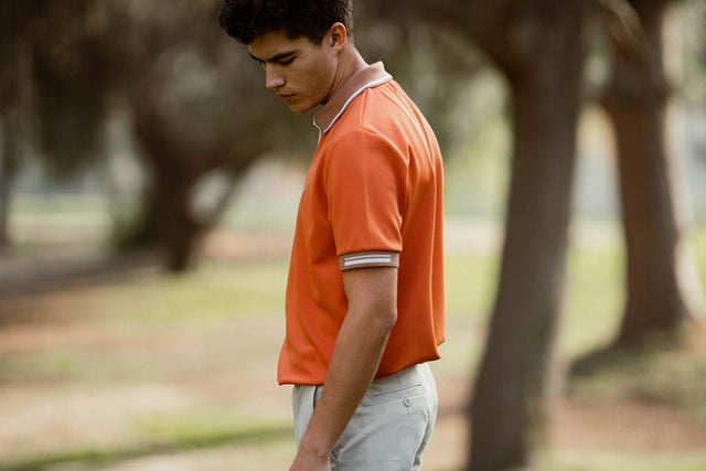 Woodstock Polo - Persimmon Orange - Huyck House Premium Sporting Goods