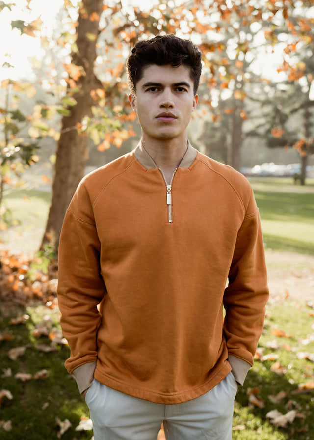 Burlington Sweater - Burnt Orange - Huyck House Premium Sporting Goods