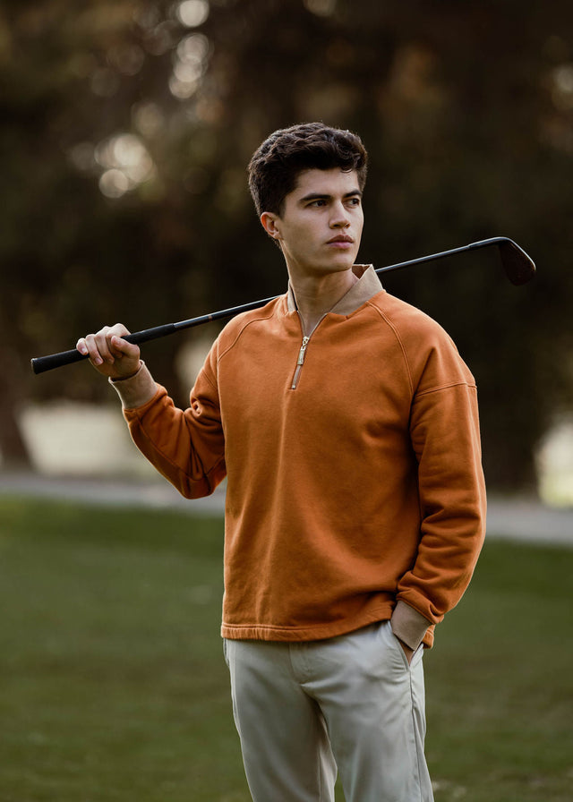 Burlington Sweater - Burnt Orange - Huyck House Premium Sporting Goods