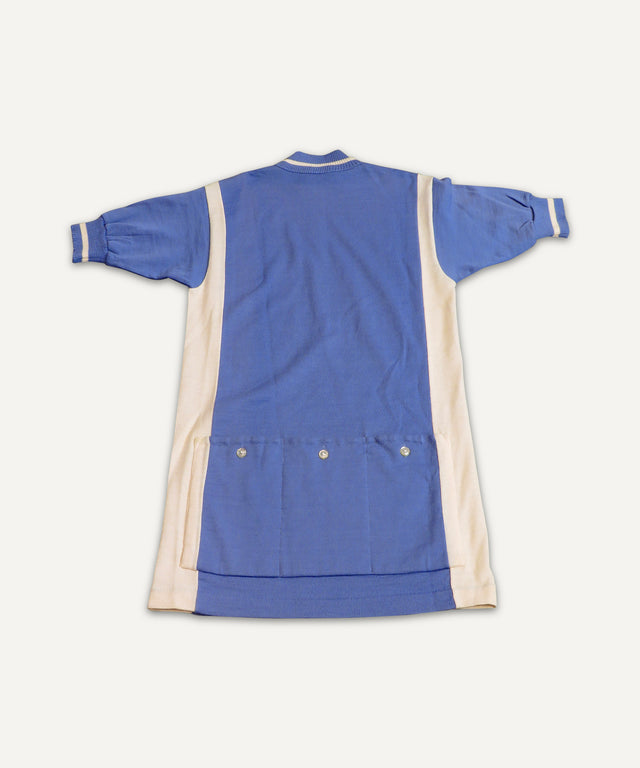 1970s Baby Blue Cycling Jersey - Huyck House Premium Sporting Goods