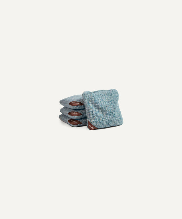 Herringbone Wool Aviator Cornhole Bags - Huyck House Premium Sporting Goods