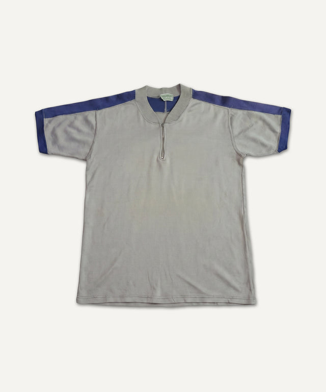 1950s Felt Letter Applique Cycling Jersey - Huyck House Premium Sporting Goods