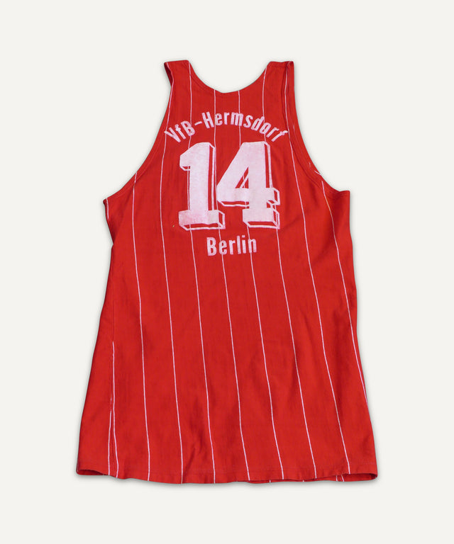 1970s German Striped Basketball Jersey - Huyck House Premium Sporting Goods