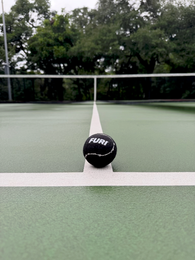 Black Tennis Ball