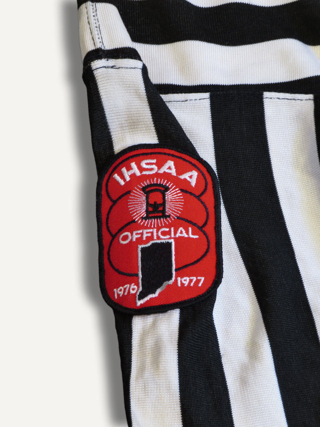 1970s Referee Striped Polo Jersey - Huyck House Premium Sporting Goods