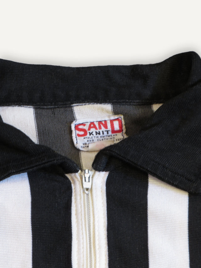 1970s Referee Striped Polo Jersey - Huyck House Premium Sporting Goods