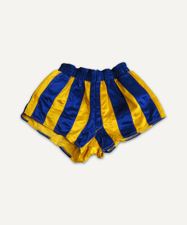 1960s Satin Striped Basketball Shorts - Huyck House Premium Sporting Goods