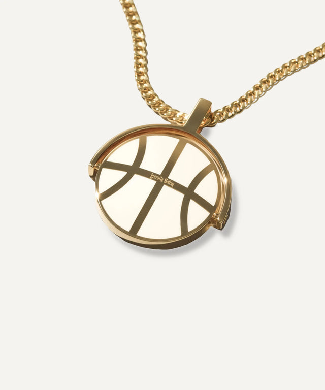 Reversible Seam Pendant - Gold