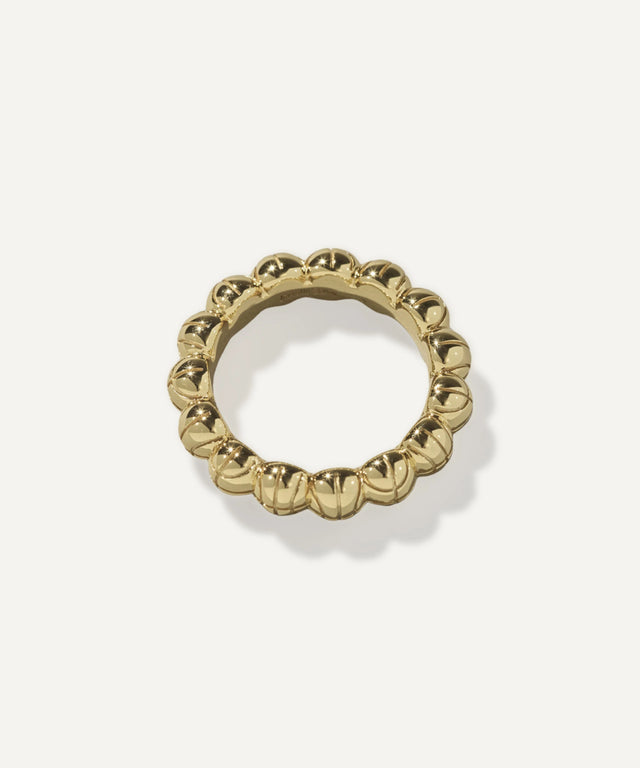 Wraparound Ball Ring - Gold