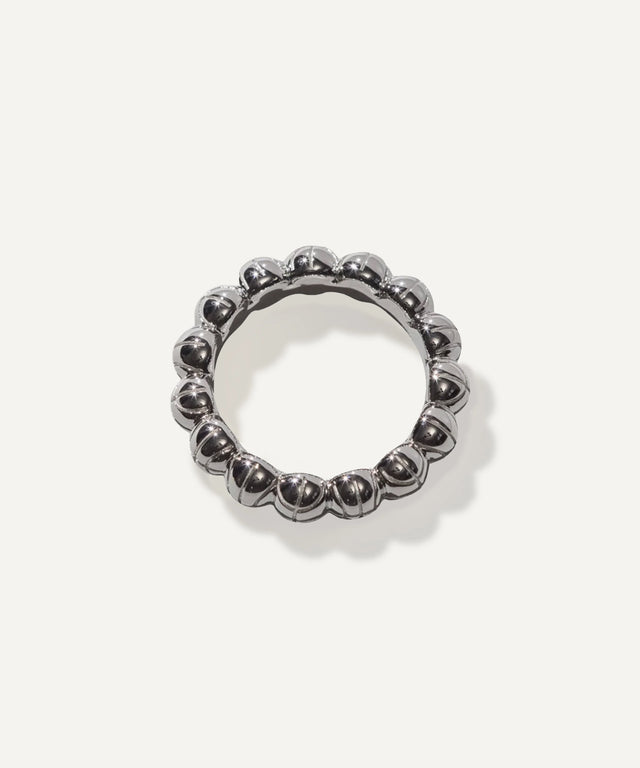 Wraparound Ball Ring - Silver
