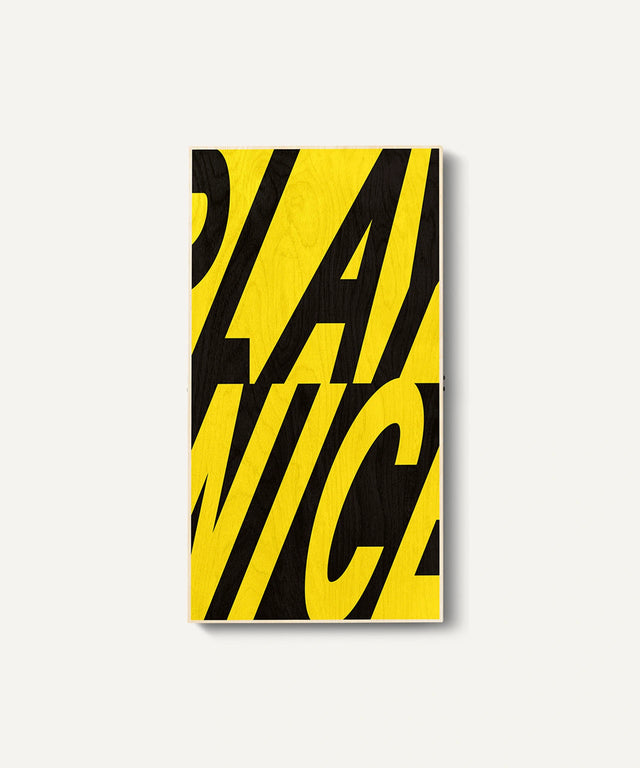 Aesthetic ping pong art by Art of Ping Pong featuring bold black and yellow table tennis design