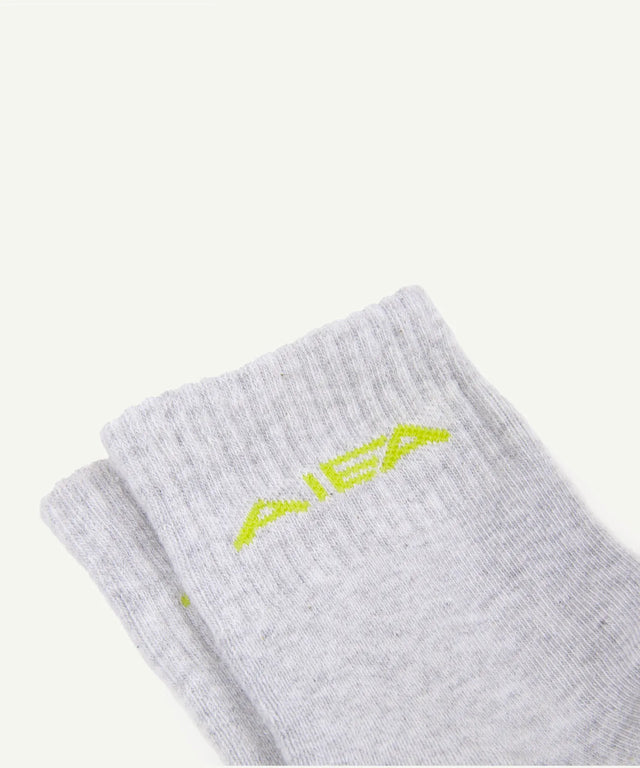 AIEA Golf light gray socks, part of fashionable womens golf clothing collection