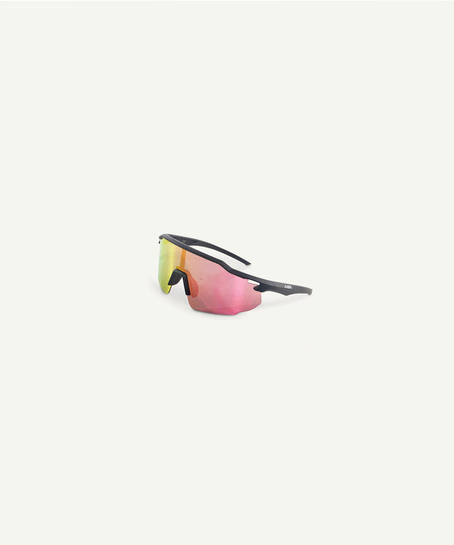 AIEA Golf stylish pink and yellow lens fashionable womens golf sunglasses with black frame