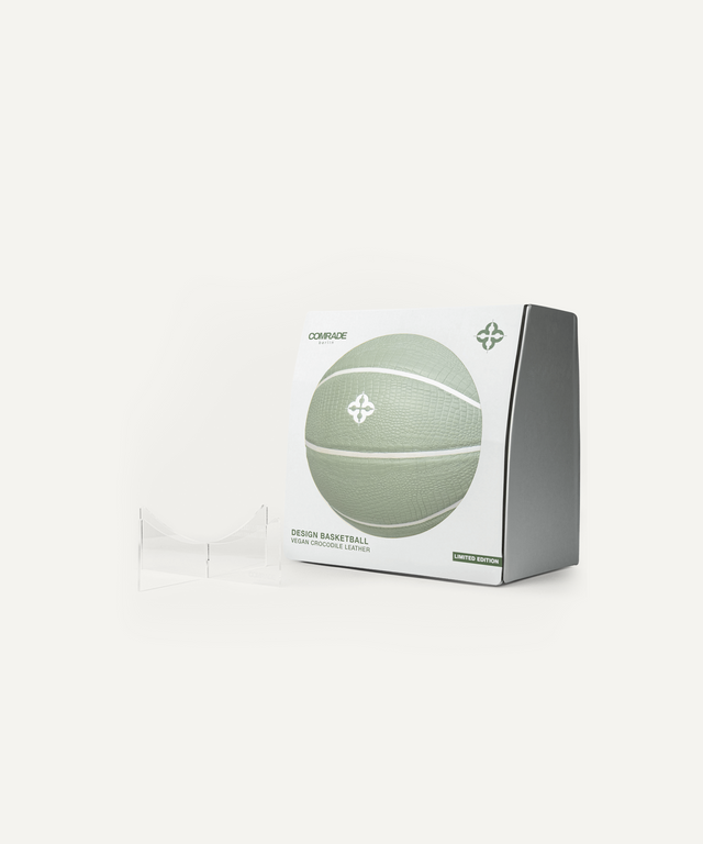 Comrade Berlin artistic basketball mens kids collectibles decorative basketball in gray packaging with display stand